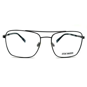 STEVEN MADDEN REVEALLED BLACK EYEGLASSES SUNGLASSES FRAMES 54-17-145